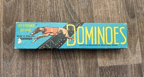 Vintage dominos greyhound - greyhound, by