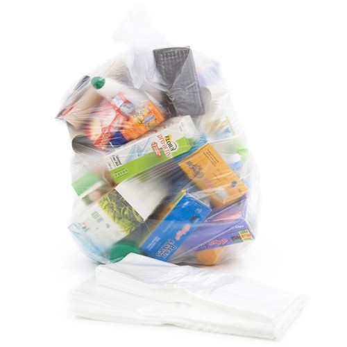 Recycling bags clear bin - clear,