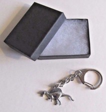 F) KEYRING PEWTER DINOSAUR