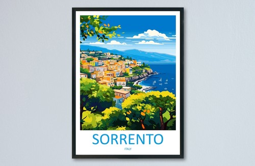 Sorrento travel print wall - sorrento,