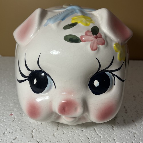 Vintage jumbo ceramic - jumbo, pig