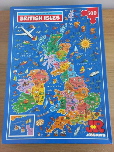 Puzzles picture map of - jr,