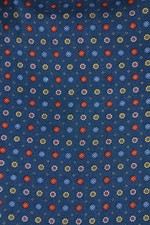 Tie Rack blue silk ascot /