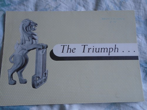 Triumph renown saloon - triumph, &