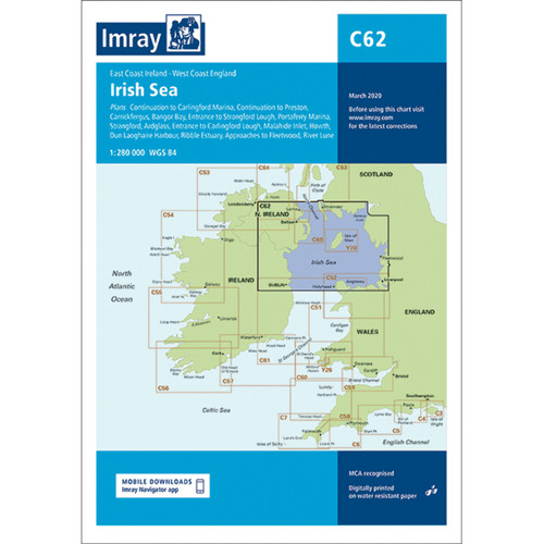 Imray chart c62 irish - imray, c62: