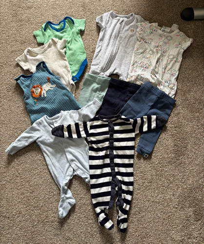 Month boy 9pc cotton - o-1,