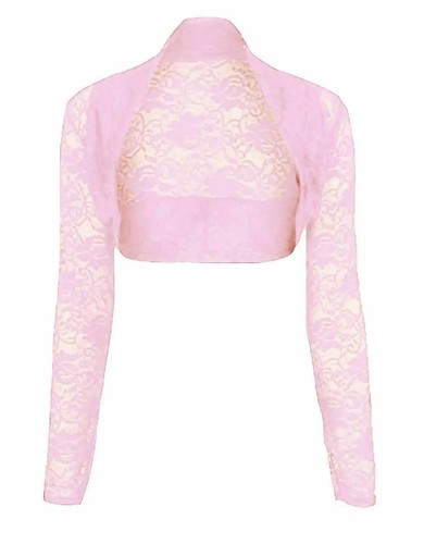 Womens lace cropped bolero - lace,