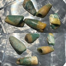 5 Lot Of Ancient Roman Glass Beads 200AD Small