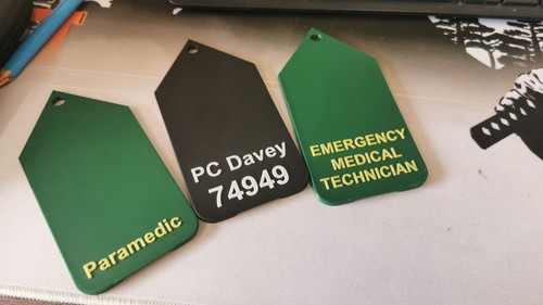 Printed epaulette card - epaulette,
