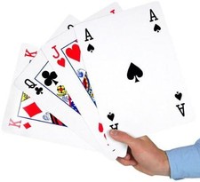 Giant playing cards plastic - cards,