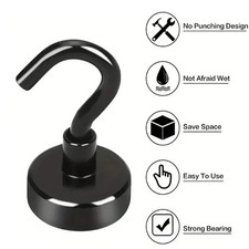 6PCS Heavy Duty Magnetic Hooks