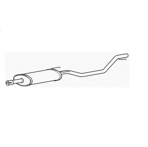 Exgm3082 exhaust mid box - exhaust,