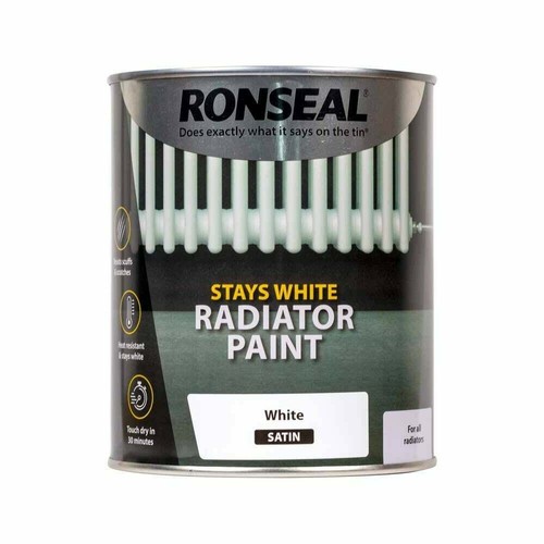 Ronseal stays white radiator - ronseal,