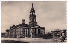 A Valentine's "Real Photo" Postcard of The Town Hall, Bolton. Lancashire