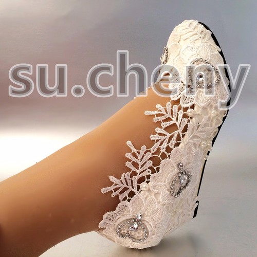 Cheny wedge white ivory - su.cheny,