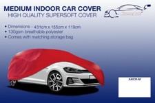 Medium Red Indoor Car Cover