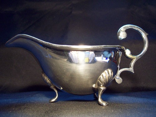 Antique silver plated sauce - plated,