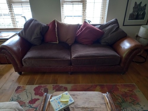 Tetrad leather and - , velvet