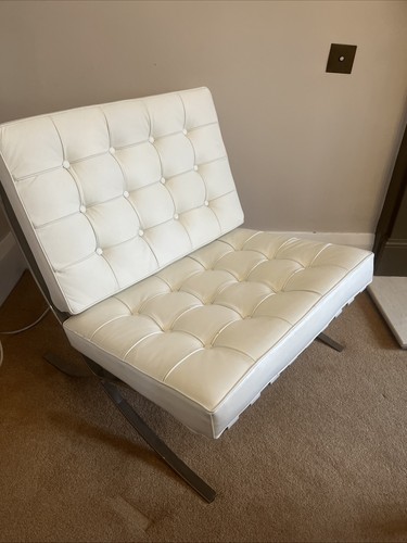 White faux leather - white,