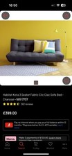 Brand New Dark grey Argos Sofa