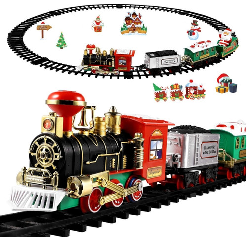 Christmas railway train - christmas,