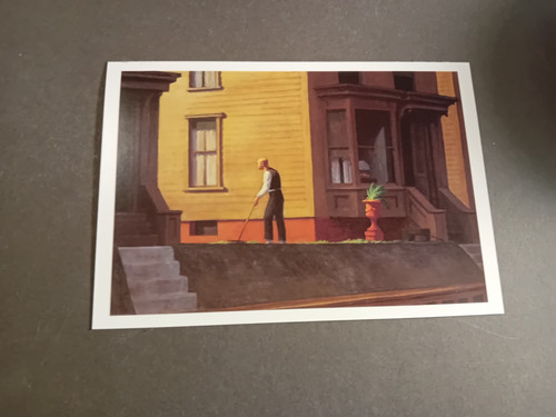 Edward hopper art postcard - art,