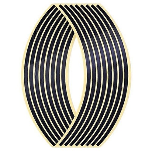 Black motorbike car rim tape - motorbike,