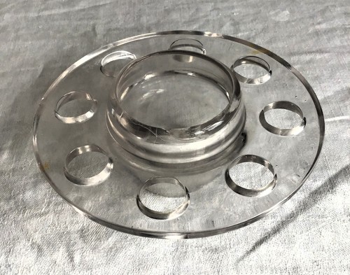 Hole glass flower frog can - flower,