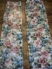 Vintage SANDERSON Panular FLORAL Curtains Shabby Chic W108' INCHES L54' INCHES