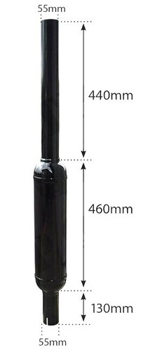 Black painted exhaust for - exhaust,