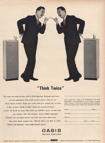 1963 oasis water coolers - oasis,