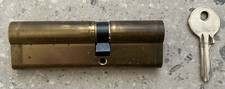 Brass Euro Cylinder Lock 60/40 1 Key LOT26
