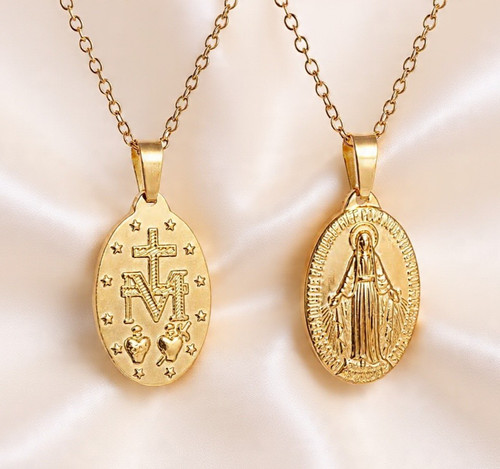 Gold virgin saint mary - saint,