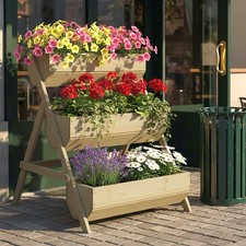 Wooden raised elevated plant - raised,