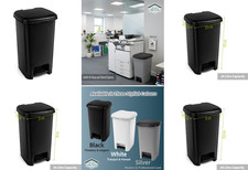 40l black pedal lid - 10,25,