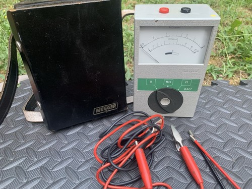 Vintage battery megger - battery, tester