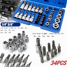 34Pcs Torx Torque Tork Star