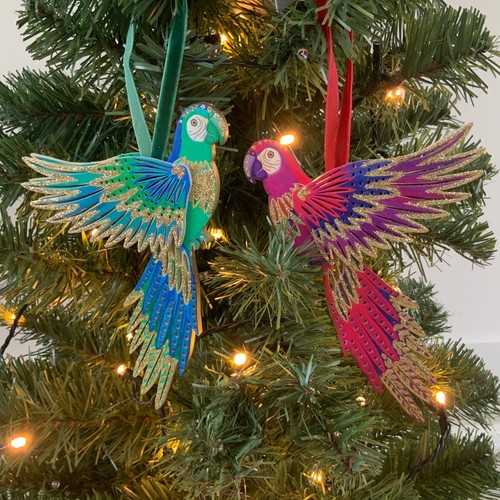 Wood carnival jungle parrot - wood,