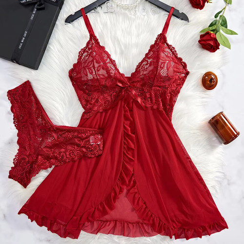 Womens black lace - black,
