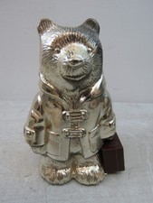 Vintage Paddington Bear Falstaff Silver Plated Money Bank Box (1970's)