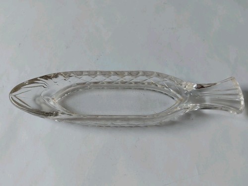 Vintage cut glass fish - vintage,