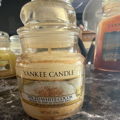 Yankee candle spiced white - candle,