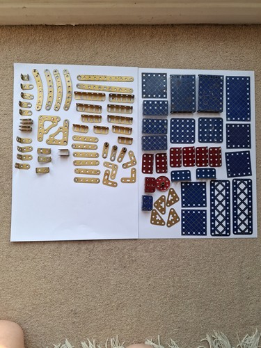 Meccano blue and gold bundle.