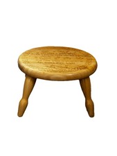Child’s Stool Solid Wood 123’s/ABC’s & A Little Poem Amazing Condition 20cm High