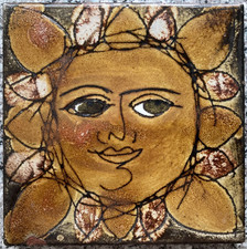 CHELSEA POTTERY "SUN FACE"