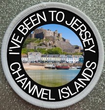 3 Inch I've Been To Jersey Channel Islands Iron / Sew on Patch Badge 