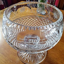 Rare Large Cut Glass Crystal
