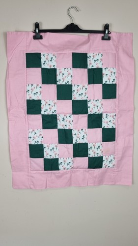 Handmade patchwork quilt cot - handmade,
