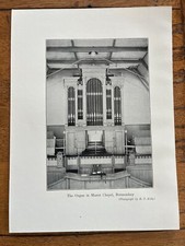 1936 print - the organ in