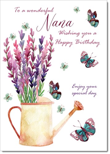 Doodlecards nana birthday - birthday, card